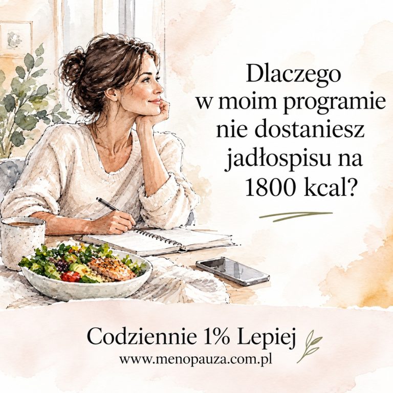 Dlaczego w moim programie nie dostaniesz jadłospisu na 1800 kcal?